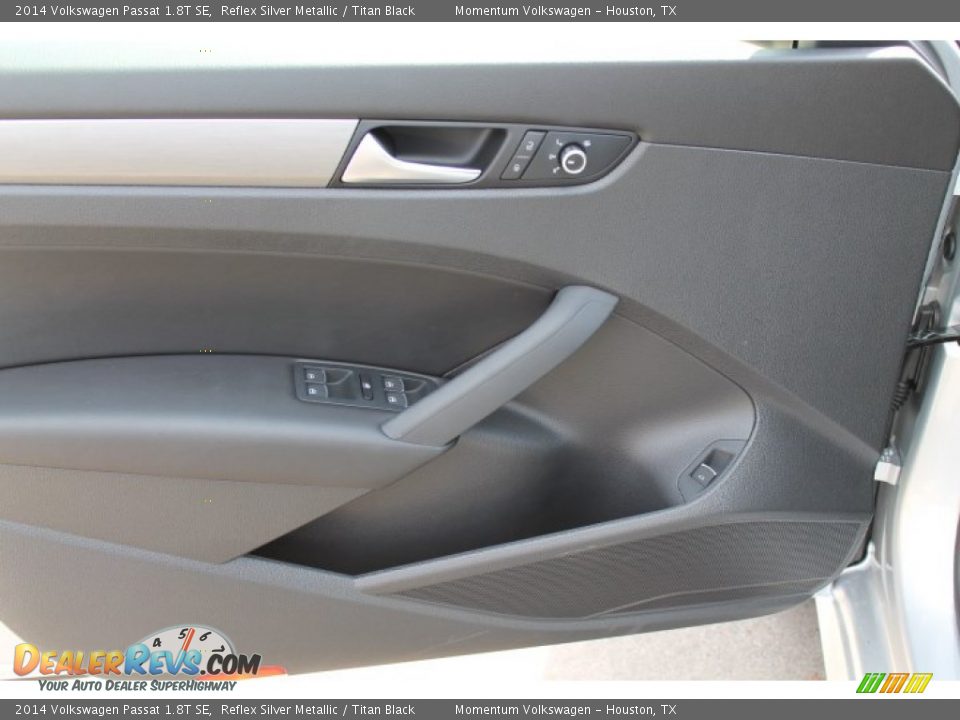 2014 Volkswagen Passat 1.8T SE Reflex Silver Metallic / Titan Black Photo #8