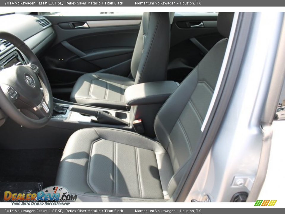 2014 Volkswagen Passat 1.8T SE Reflex Silver Metallic / Titan Black Photo #9