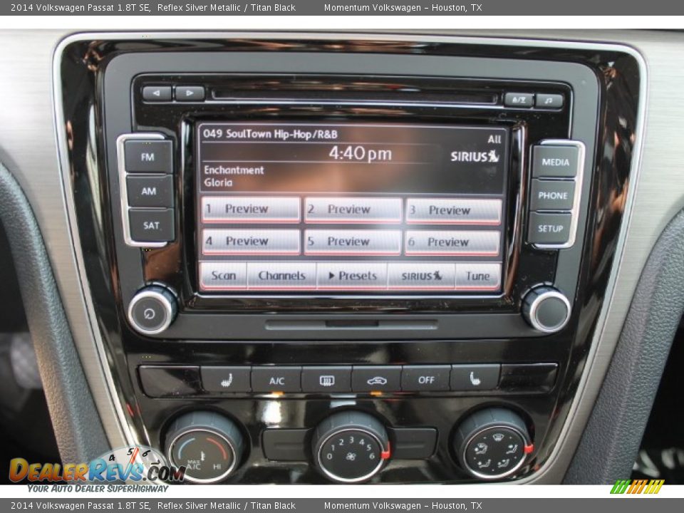 2014 Volkswagen Passat 1.8T SE Reflex Silver Metallic / Titan Black Photo #15