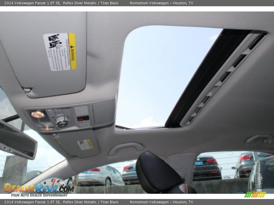 2014 Volkswagen Passat 1.8T SE Reflex Silver Metallic / Titan Black Photo #18