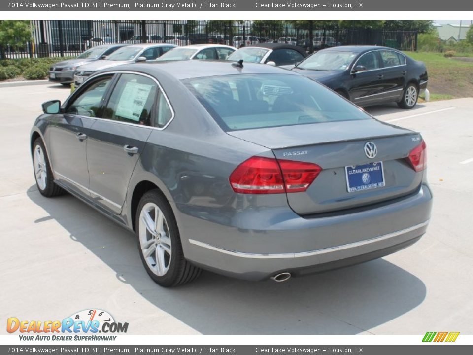2014 Volkswagen Passat TDI SEL Premium Platinum Gray Metallic / Titan Black Photo #6