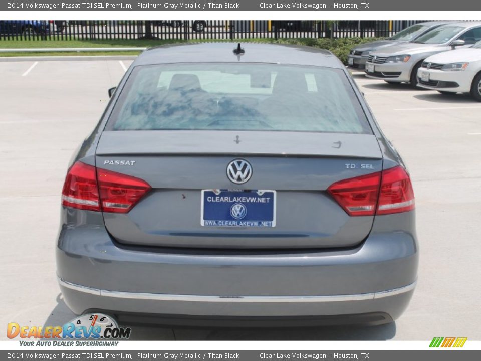 2014 Volkswagen Passat TDI SEL Premium Platinum Gray Metallic / Titan Black Photo #7
