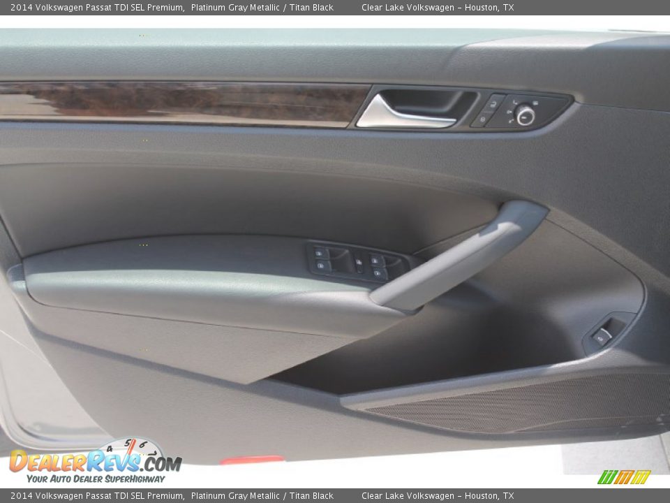 2014 Volkswagen Passat TDI SEL Premium Platinum Gray Metallic / Titan Black Photo #8