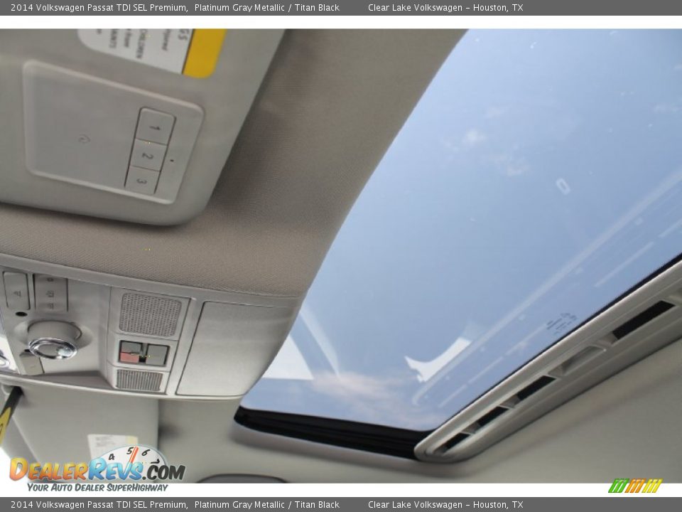 2014 Volkswagen Passat TDI SEL Premium Platinum Gray Metallic / Titan Black Photo #11