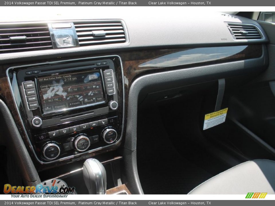 2014 Volkswagen Passat TDI SEL Premium Platinum Gray Metallic / Titan Black Photo #12