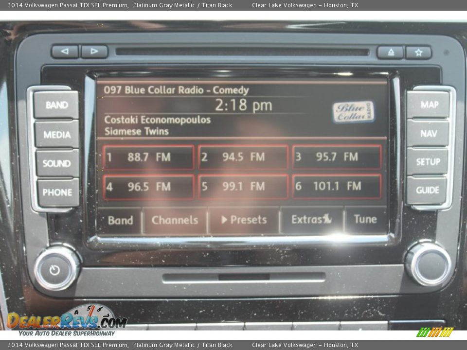 2014 Volkswagen Passat TDI SEL Premium Platinum Gray Metallic / Titan Black Photo #14