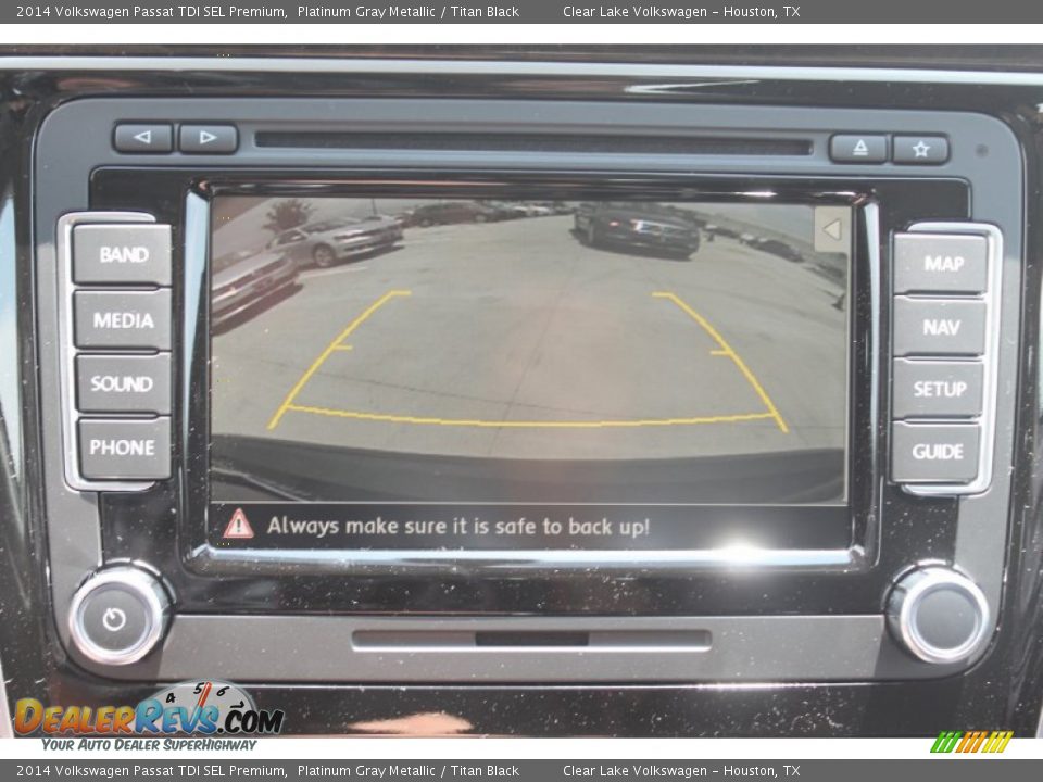 2014 Volkswagen Passat TDI SEL Premium Platinum Gray Metallic / Titan Black Photo #15