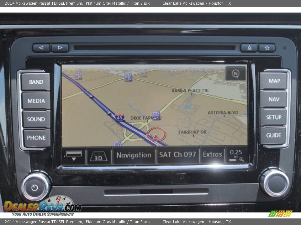 2014 Volkswagen Passat TDI SEL Premium Platinum Gray Metallic / Titan Black Photo #17