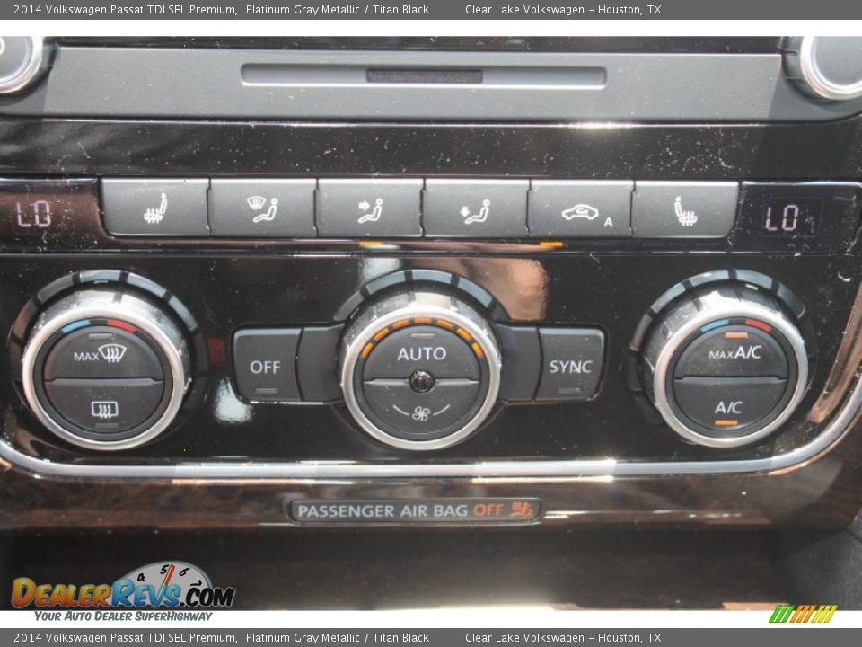 2014 Volkswagen Passat TDI SEL Premium Platinum Gray Metallic / Titan Black Photo #18