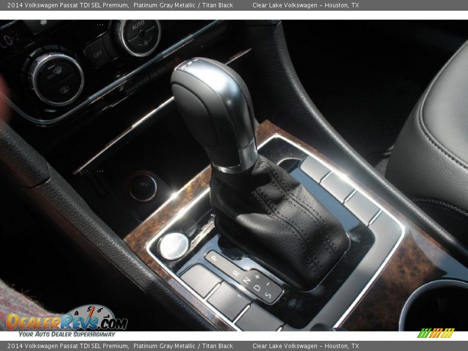 2014 Volkswagen Passat TDI SEL Premium Platinum Gray Metallic / Titan Black Photo #19