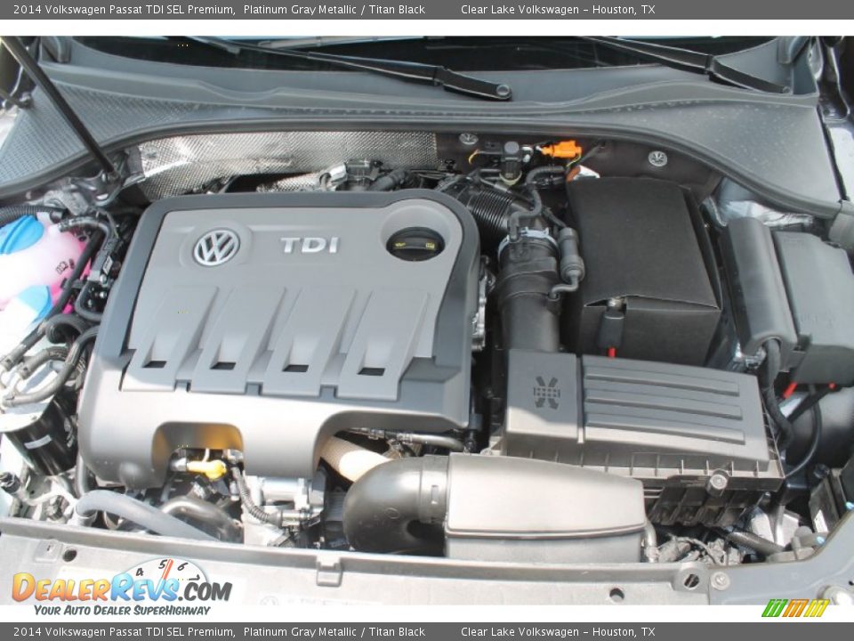 2014 Volkswagen Passat TDI SEL Premium Platinum Gray Metallic / Titan Black Photo #30