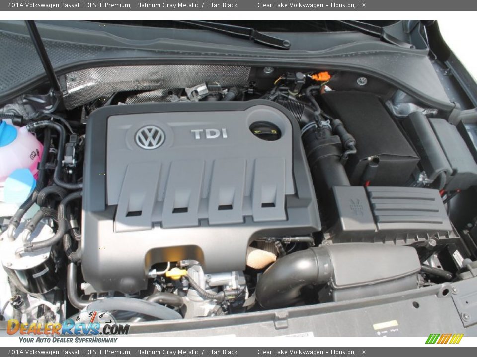 2014 Volkswagen Passat TDI SEL Premium Platinum Gray Metallic / Titan Black Photo #31