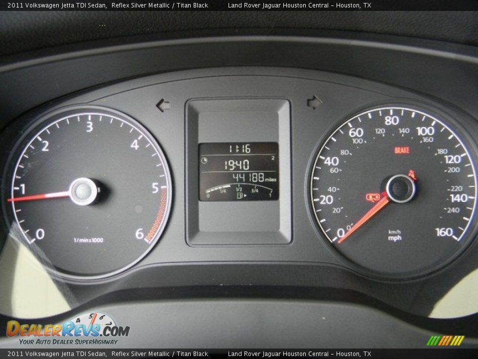 2011 Volkswagen Jetta TDI Sedan Reflex Silver Metallic / Titan Black Photo #19