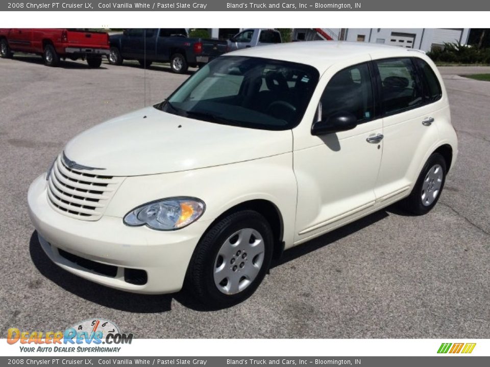 2008 Chrysler PT Cruiser LX Cool Vanilla White / Pastel Slate Gray Photo #1