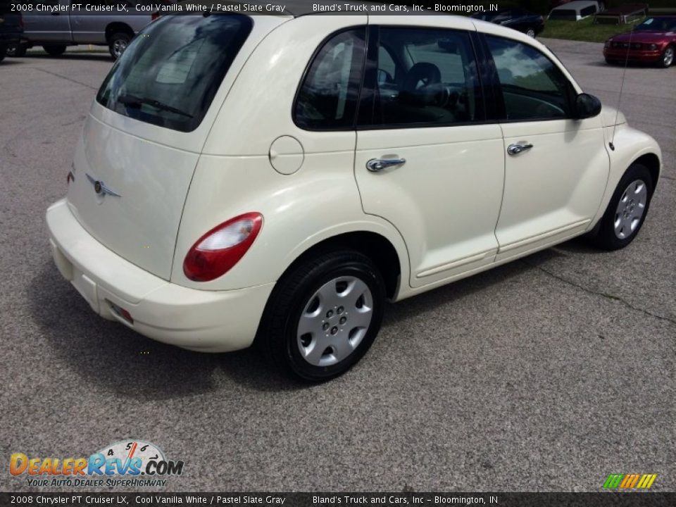 2008 Chrysler PT Cruiser LX Cool Vanilla White / Pastel Slate Gray Photo #2