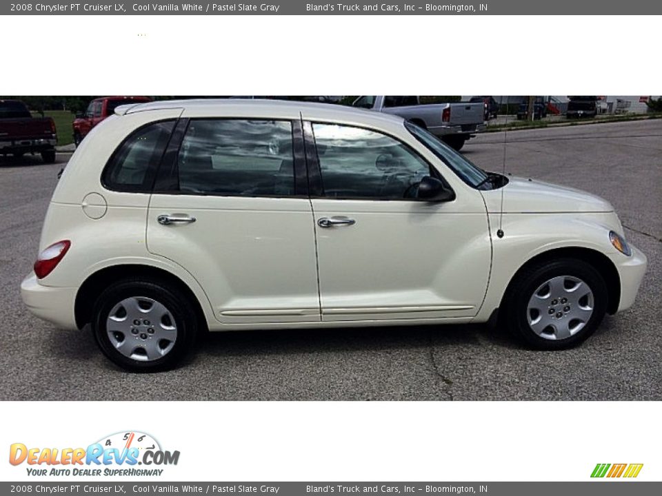 2008 Chrysler PT Cruiser LX Cool Vanilla White / Pastel Slate Gray Photo #3