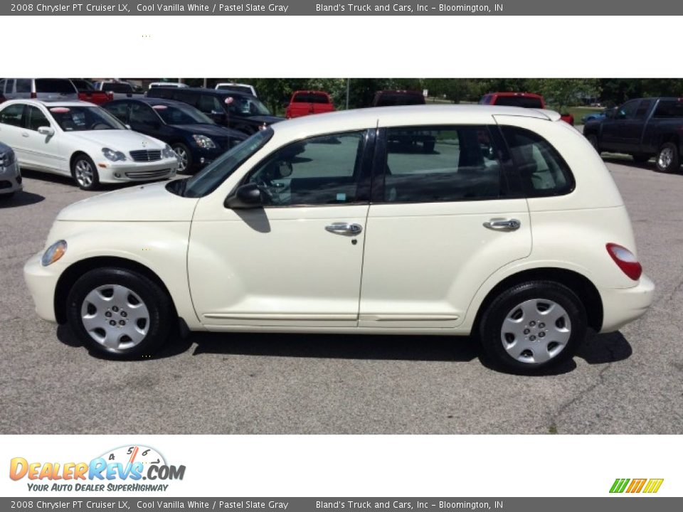 2008 Chrysler PT Cruiser LX Cool Vanilla White / Pastel Slate Gray Photo #4