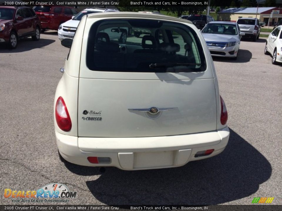 2008 Chrysler PT Cruiser LX Cool Vanilla White / Pastel Slate Gray Photo #8