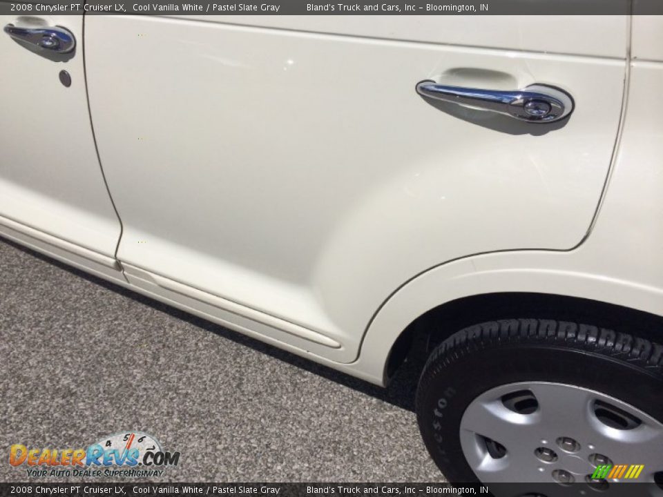 2008 Chrysler PT Cruiser LX Cool Vanilla White / Pastel Slate Gray Photo #9