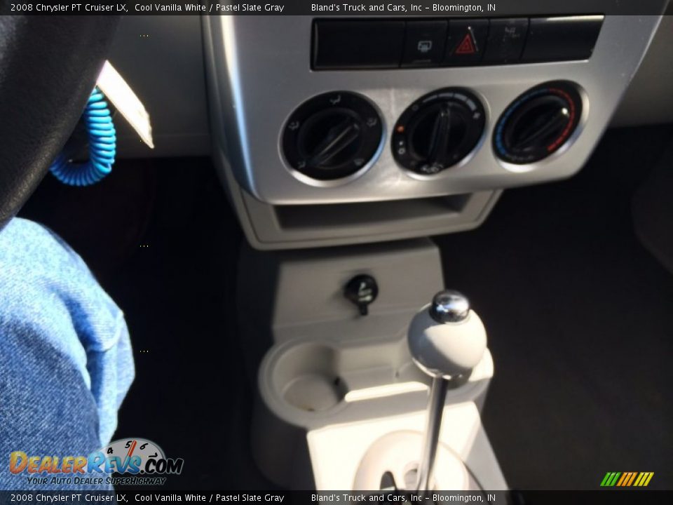 2008 Chrysler PT Cruiser LX Cool Vanilla White / Pastel Slate Gray Photo #12