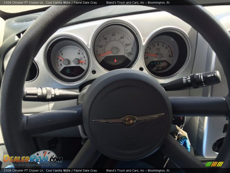 2008 Chrysler PT Cruiser LX Cool Vanilla White / Pastel Slate Gray Photo #16