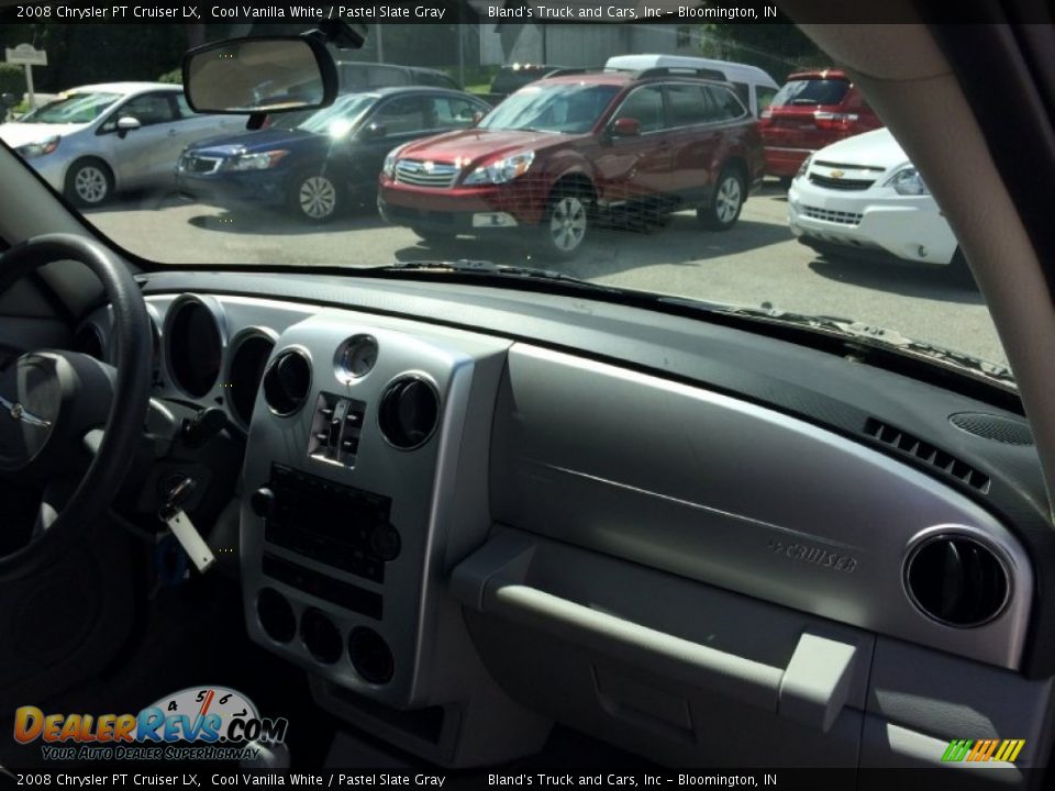 2008 Chrysler PT Cruiser LX Cool Vanilla White / Pastel Slate Gray Photo #17