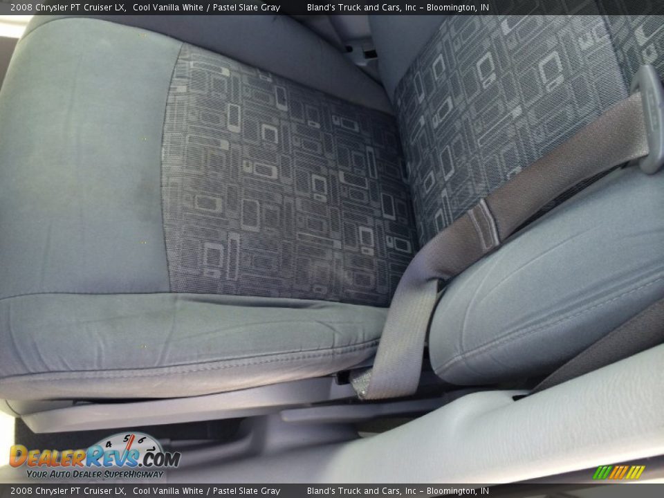 2008 Chrysler PT Cruiser LX Cool Vanilla White / Pastel Slate Gray Photo #18