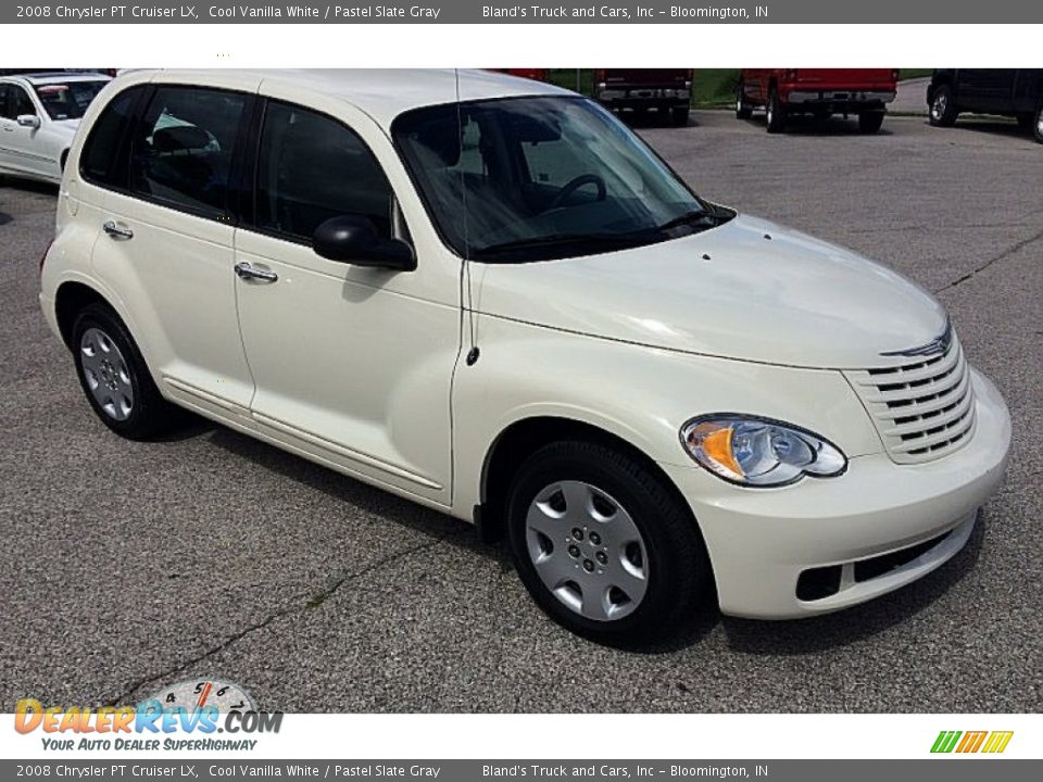 2008 Chrysler PT Cruiser LX Cool Vanilla White / Pastel Slate Gray Photo #20