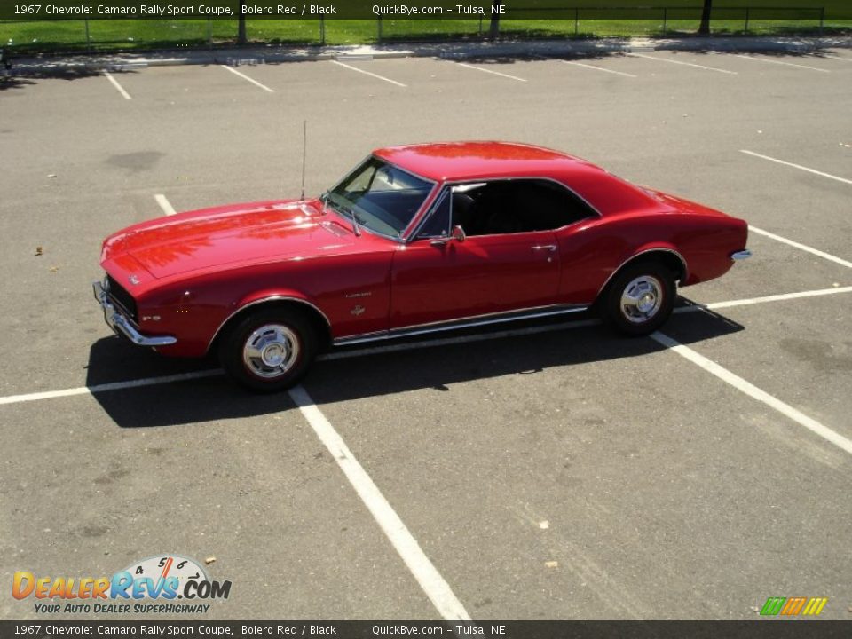 1967 Chevrolet Camaro Rally Sport Coupe Bolero Red / Black Photo #1