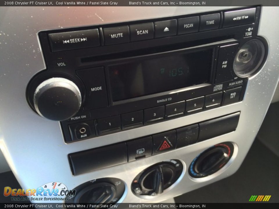 2008 Chrysler PT Cruiser LX Cool Vanilla White / Pastel Slate Gray Photo #21