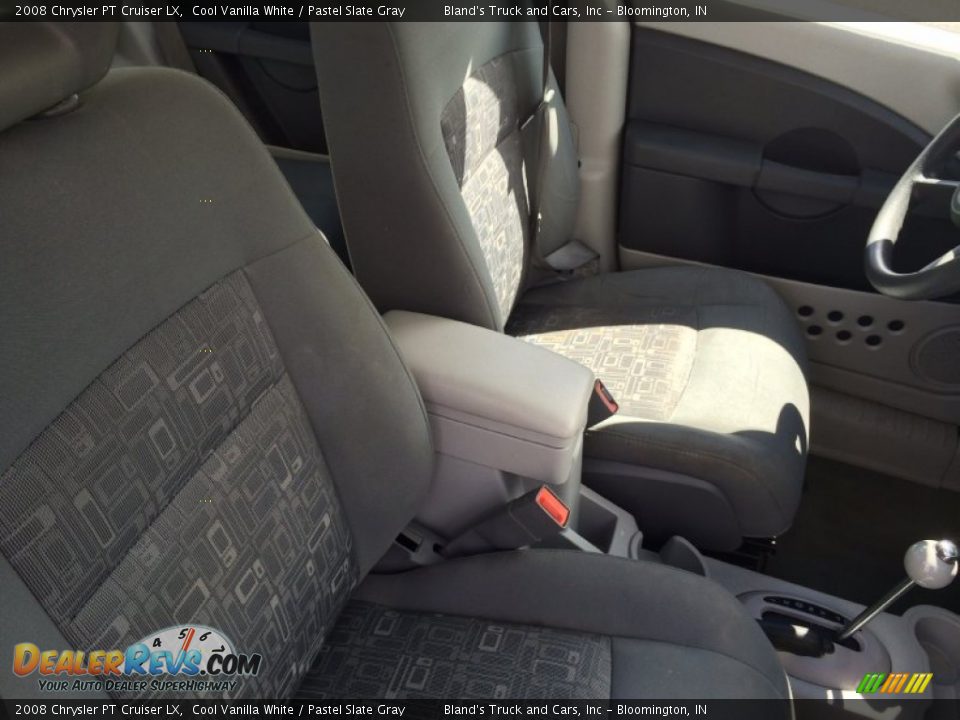 2008 Chrysler PT Cruiser LX Cool Vanilla White / Pastel Slate Gray Photo #22