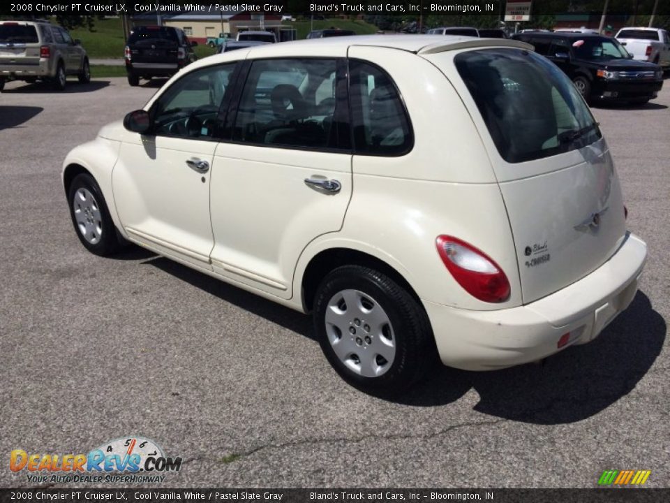 2008 Chrysler PT Cruiser LX Cool Vanilla White / Pastel Slate Gray Photo #24