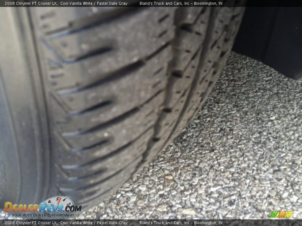 2008 Chrysler PT Cruiser LX Cool Vanilla White / Pastel Slate Gray Photo #28