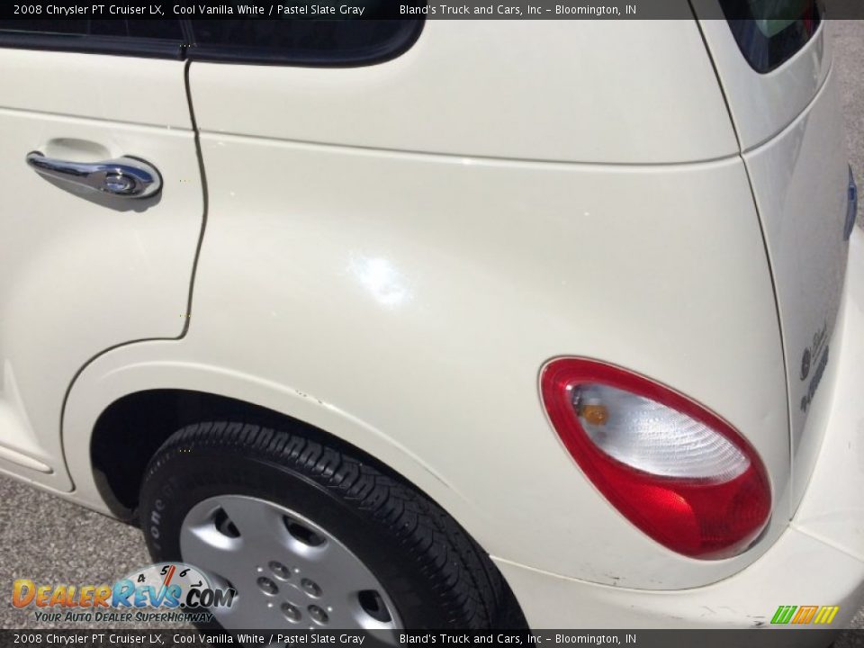 2008 Chrysler PT Cruiser LX Cool Vanilla White / Pastel Slate Gray Photo #29