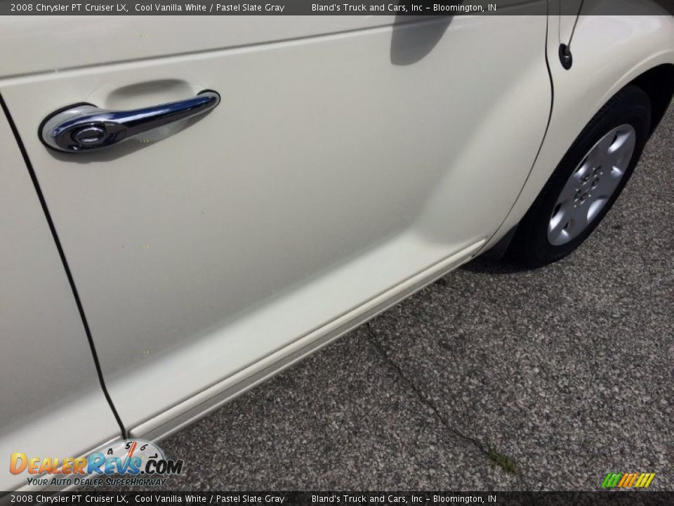 2008 Chrysler PT Cruiser LX Cool Vanilla White / Pastel Slate Gray Photo #30