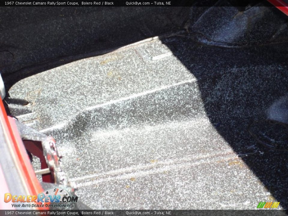 1967 Chevrolet Camaro Rally Sport Coupe Bolero Red / Black Photo #12