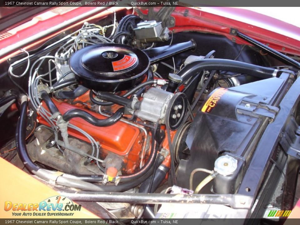 1967 Chevrolet Camaro Rally Sport Coupe 327 cid Turbo-Fire V8 Engine Photo #15