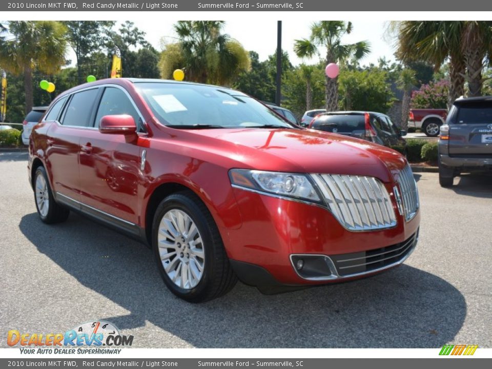 2010 Lincoln MKT FWD Red Candy Metallic / Light Stone Photo #1