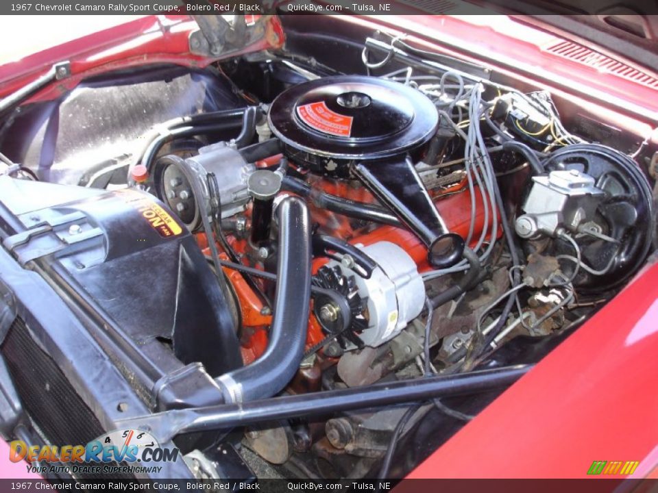 1967 Chevrolet Camaro Rally Sport Coupe 327 cid Turbo-Fire V8 Engine Photo #16