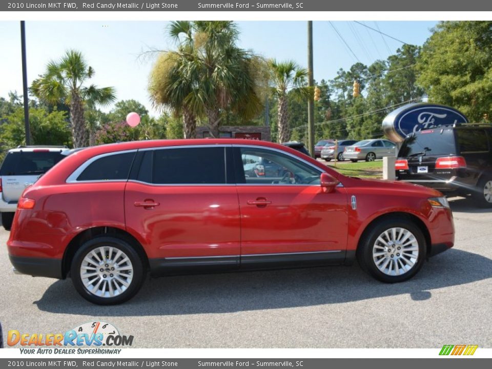 2010 Lincoln MKT FWD Red Candy Metallic / Light Stone Photo #2