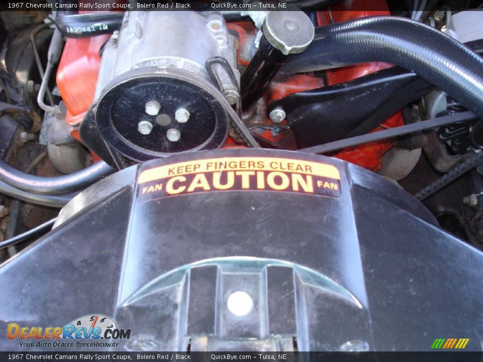 1967 Chevrolet Camaro Rally Sport Coupe 327 cid Turbo-Fire V8 Engine Photo #18
