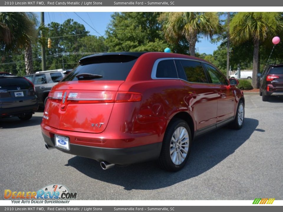 2010 Lincoln MKT FWD Red Candy Metallic / Light Stone Photo #3