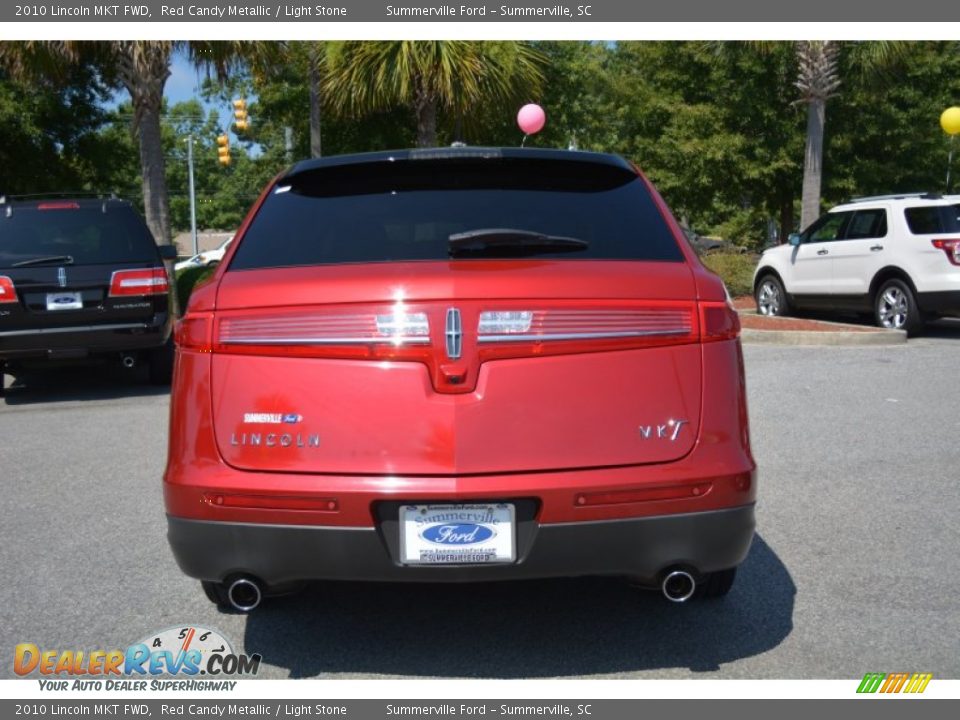 2010 Lincoln MKT FWD Red Candy Metallic / Light Stone Photo #4