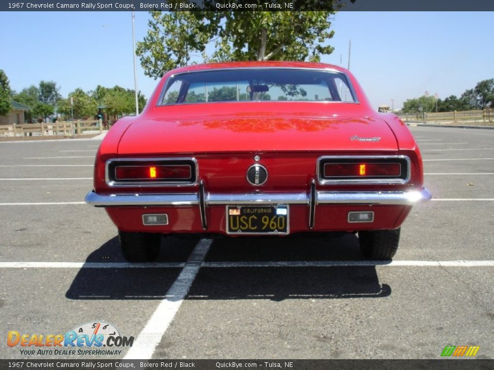 1967 Chevrolet Camaro Rally Sport Coupe Bolero Red / Black Photo #20