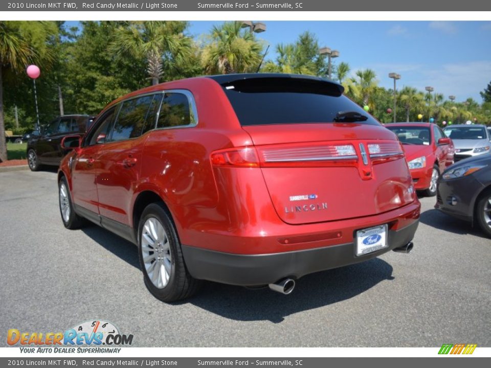 2010 Lincoln MKT FWD Red Candy Metallic / Light Stone Photo #5