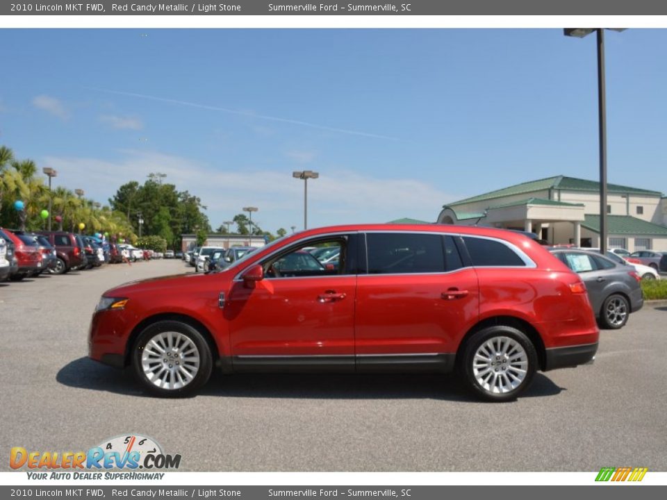 2010 Lincoln MKT FWD Red Candy Metallic / Light Stone Photo #6