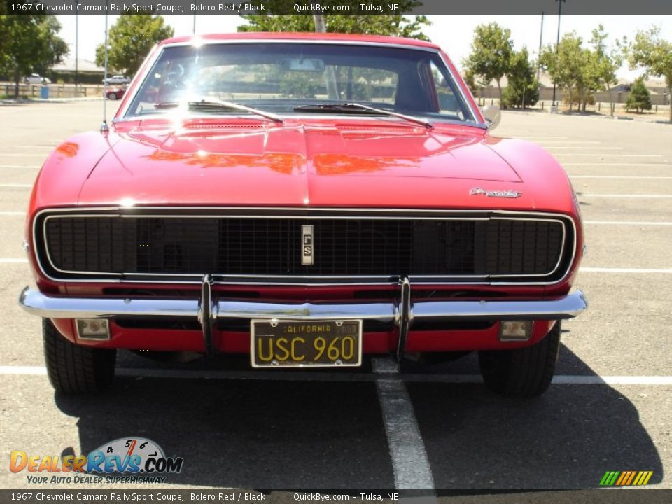 1967 Chevrolet Camaro Rally Sport Coupe Bolero Red / Black Photo #22