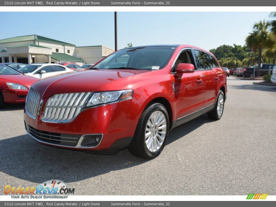 2010 Lincoln MKT FWD Red Candy Metallic / Light Stone Photo #7
