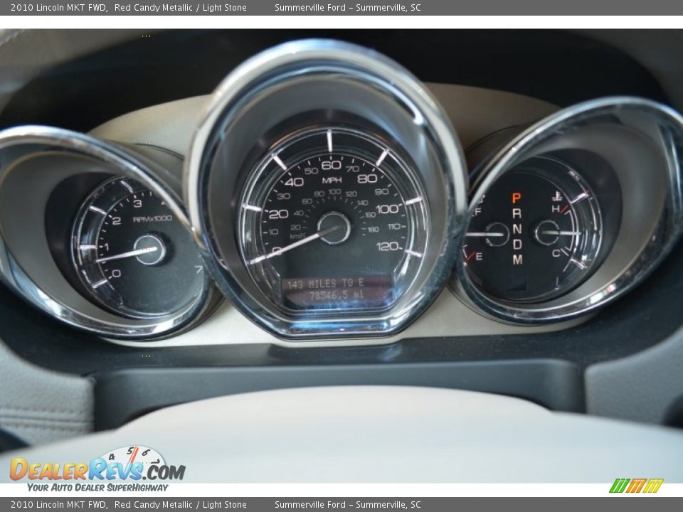 2010 Lincoln MKT FWD Red Candy Metallic / Light Stone Photo #19