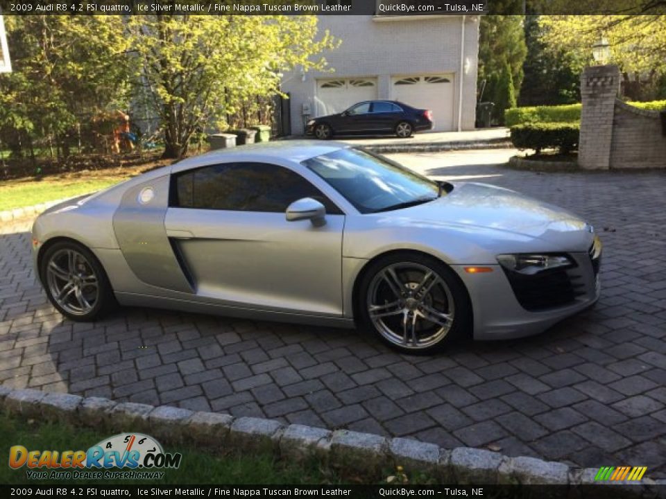 Ice Silver Metallic 2009 Audi R8 4.2 FSI quattro Photo #5